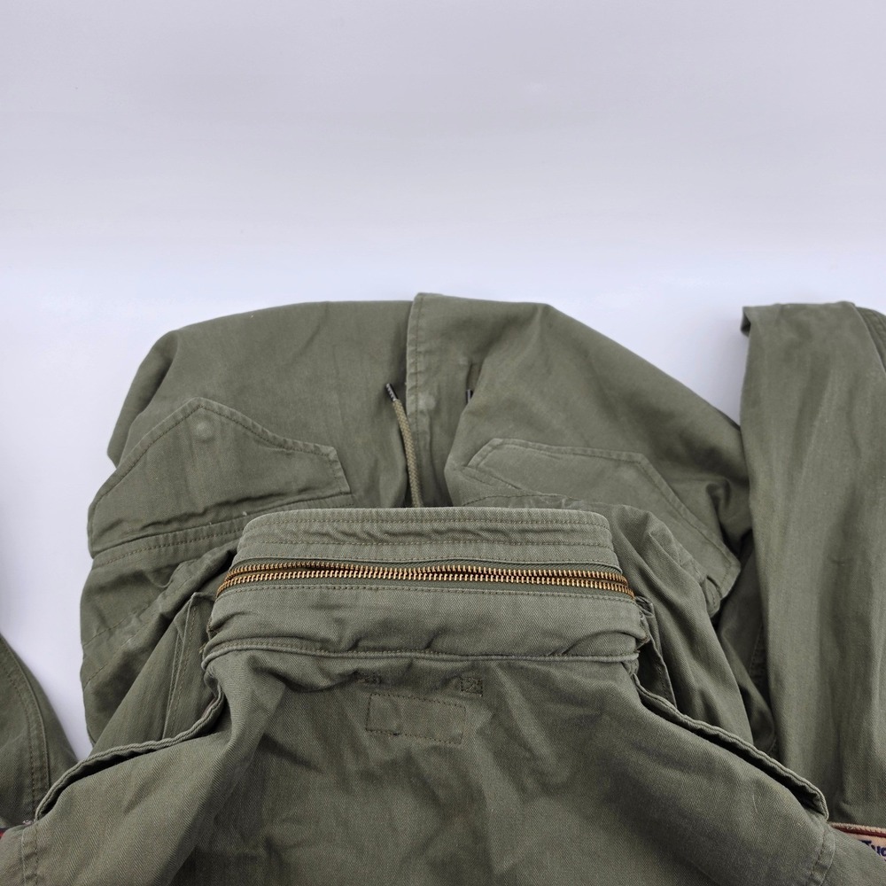 Polo Ralph Lauren Mens M-65 Military Field Jacket Olive Green USRL Patch Size M - Picture 9 of 13